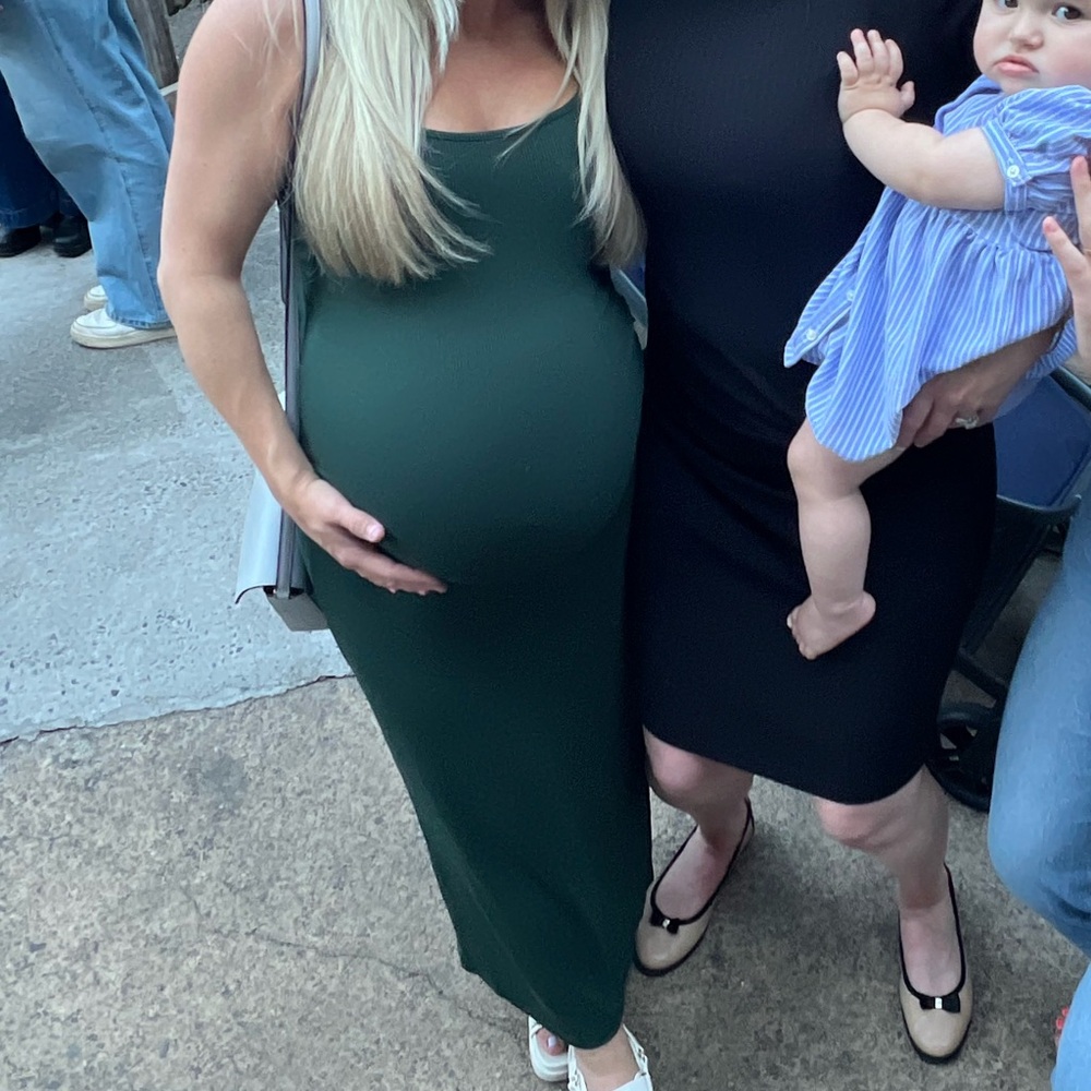 Green Maternity Dress